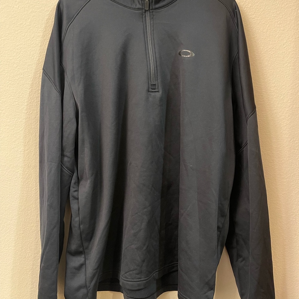Oakley Quarter Zip Pullover Black 2XL